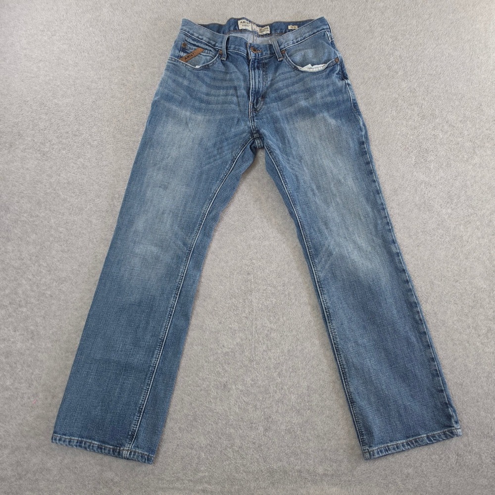 Ariat M4 Legacy Relaxed Straight Leg Jeans Mens 30x30 Medium Wash Blue Denim